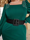 Buy SHEIN 135CM Plus Size Geometric Buckle Belt in Pakistan