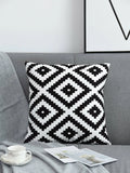 Buy Shein Geometric Pattern Print Cushion Cover in Pakistan