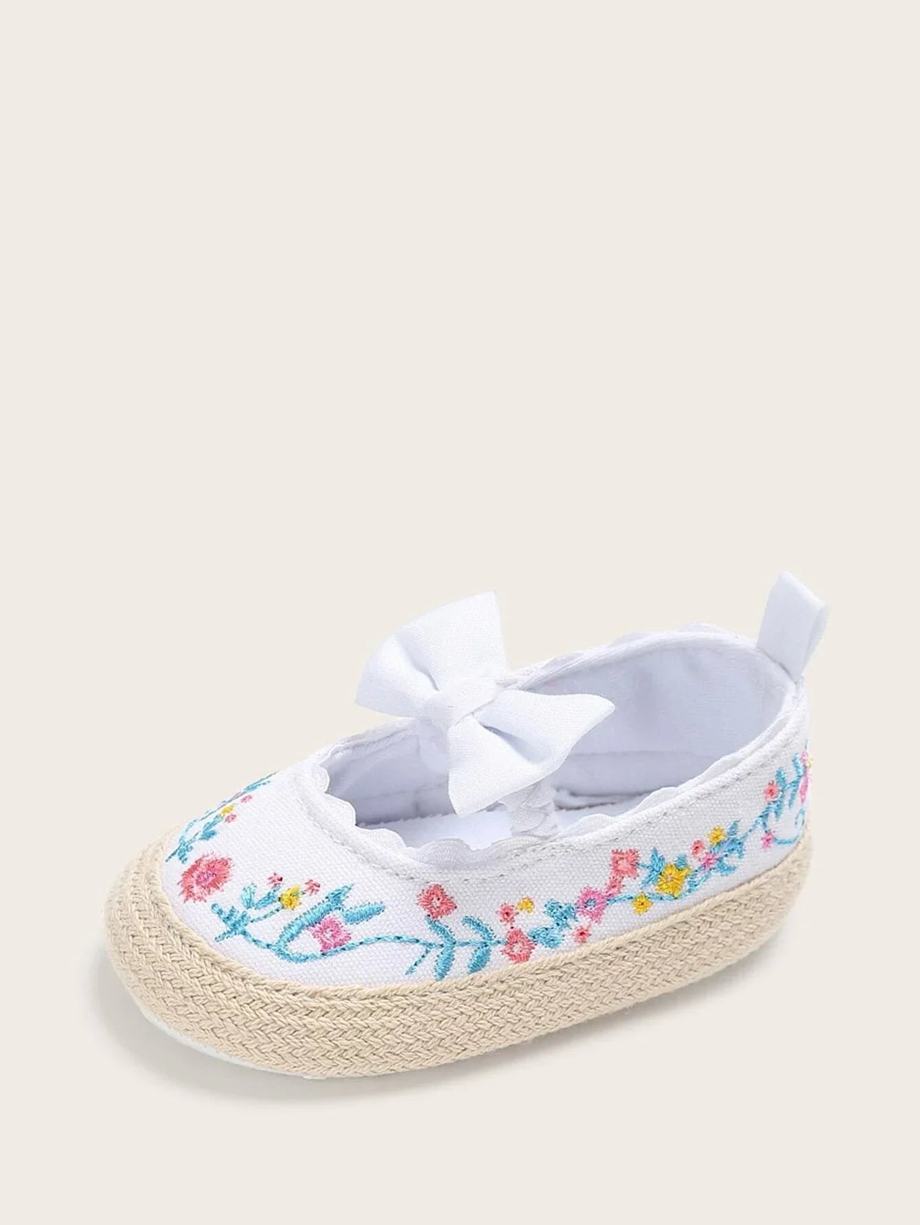 Buy SHEIN Baby Girls Floral Embroidered Flats in Pakistan