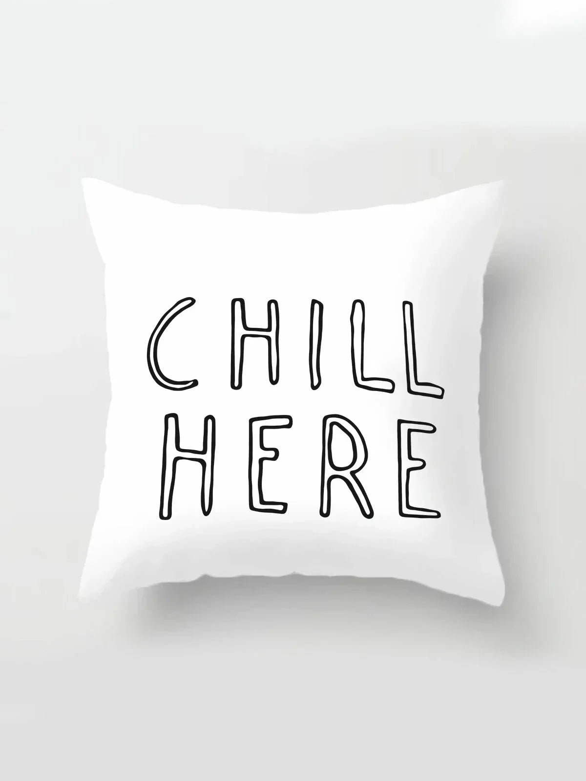 Buy Shein Letter Print Cushion Cover 1pc in Pakistan