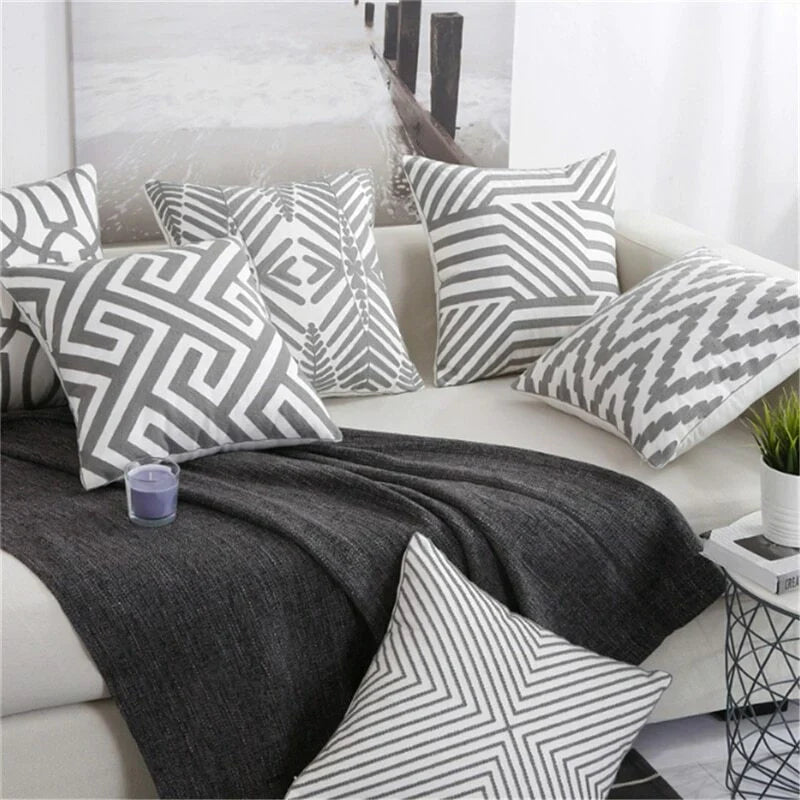 Buy Shein Geometric Pattern Cushion Cover in Pakistan