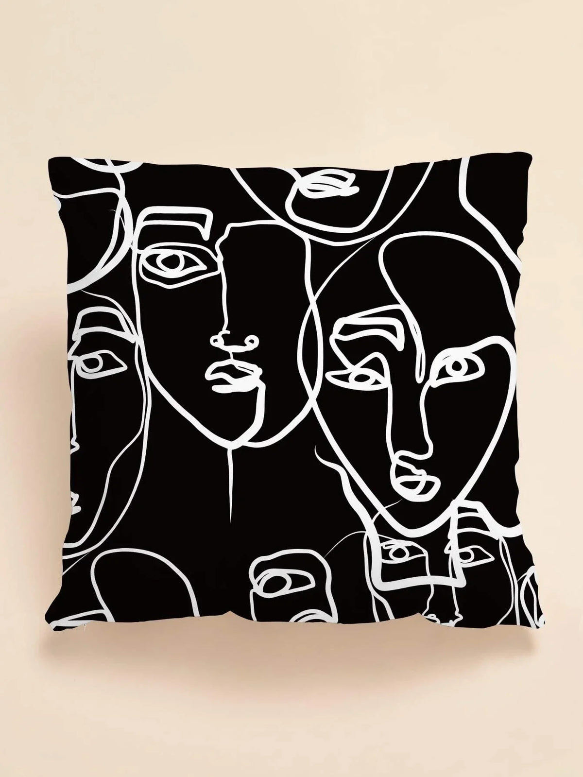 Buy Shein Abstract Figure Graphic Cushion Cover Without Filler in Pakistan
