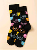 Buy Shein Cartoon Cat Crew Socks in Pakistan