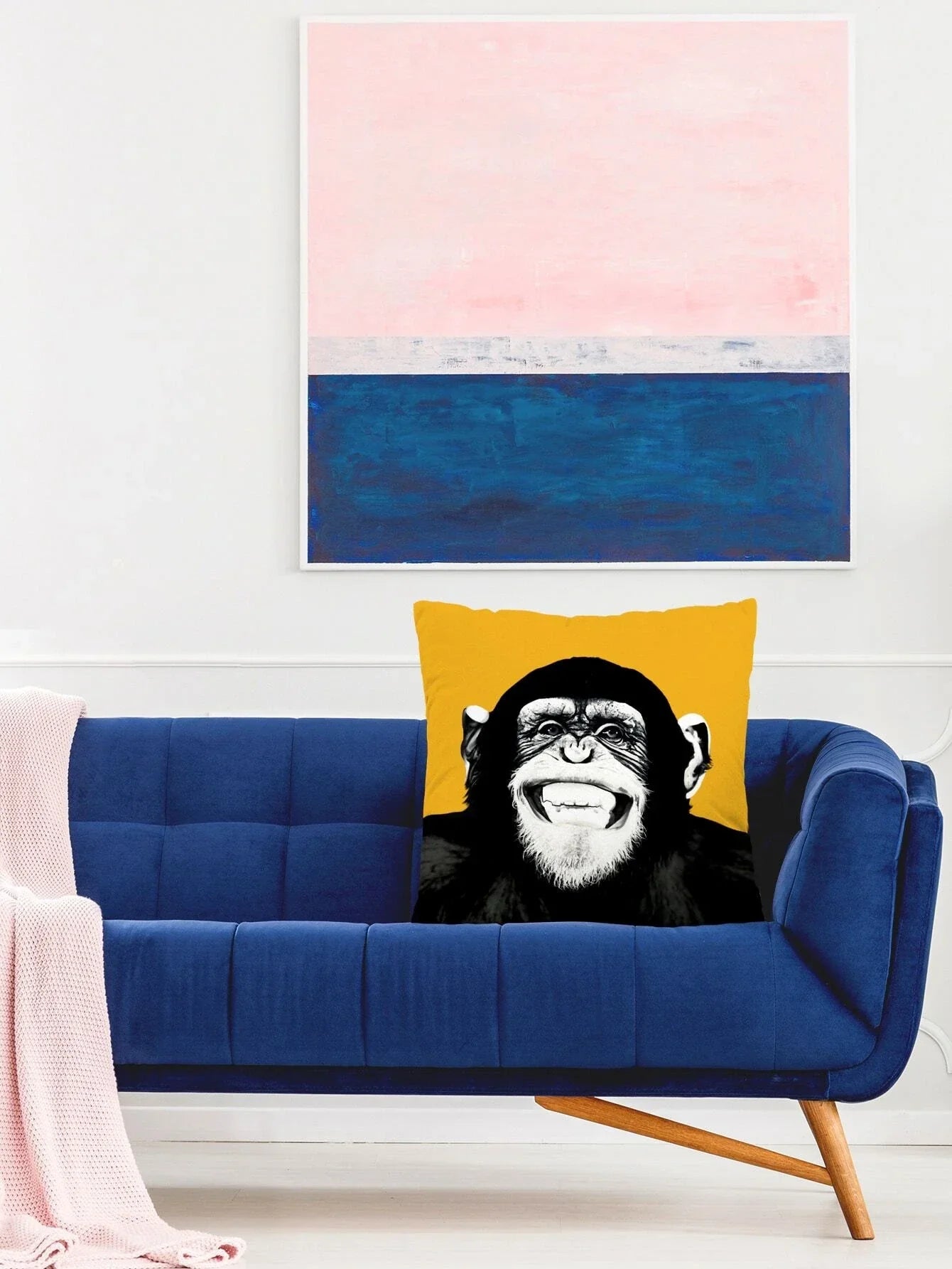 Buy Shein Gorilla Print Cushion Cover Without Filler in Pakistan