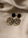 Buy Shein Rhinestone Decor Drop Earrings in Pakistan