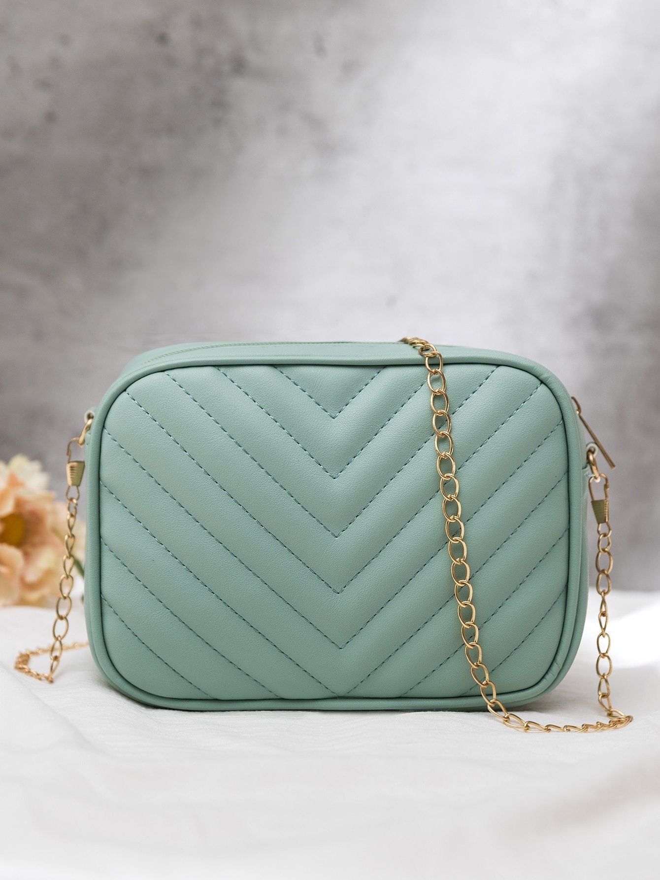 Buy Chevron Charm Crossbody Bag in Pakistan
