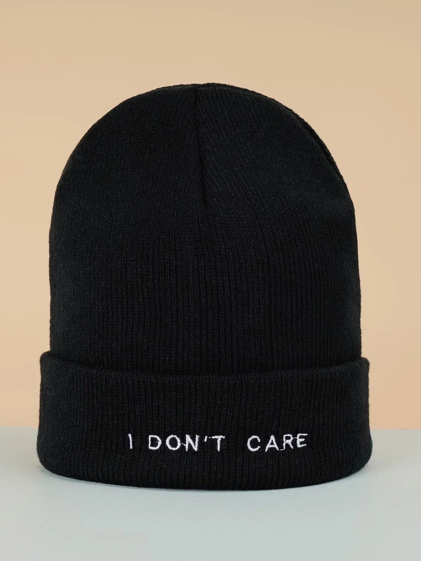 Buy Shein Slogan Embroidery Beanie in Pakistan