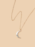 Buy Shein Moon Charm Necklace in Pakistan