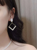 Buy Shein Hollow Out Geo Drop Earrings in Pakistan