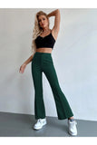 Buy Shein Seam Front High Waist Flare Leg Pants in Pakistan