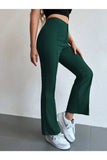 Buy Shein Seam Front High Waist Flare Leg Pants in Pakistan