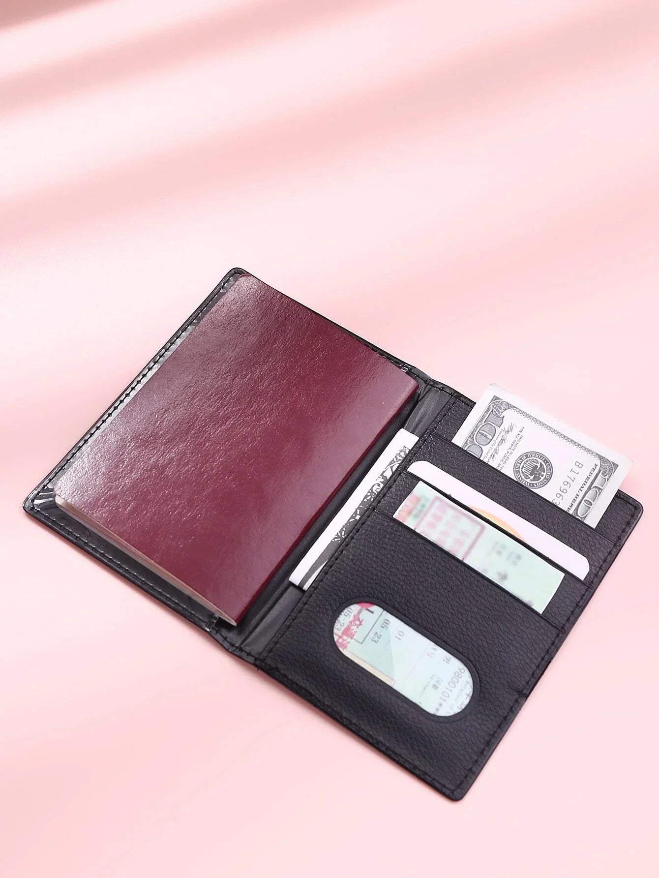 Buy Shein Letter Graphic Fold Passport Case in Pakistan
