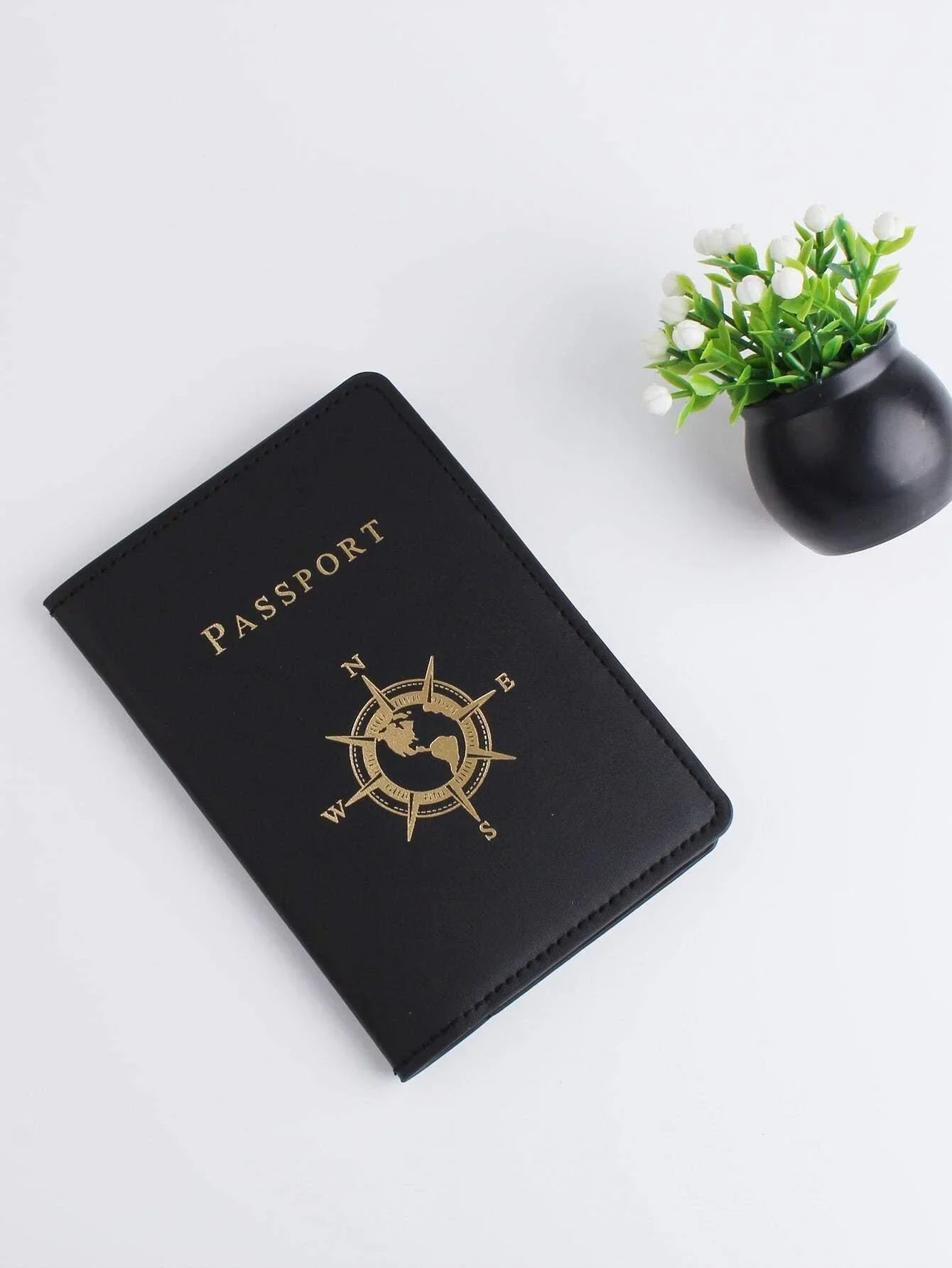 Buy Shein Letter Graphic Fold Passport Case in Pakistan