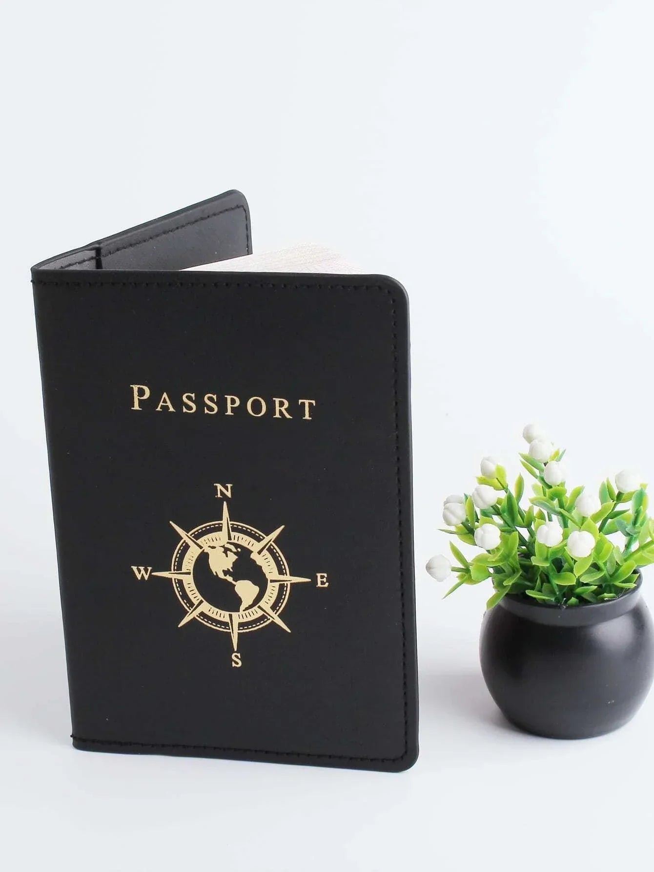 Buy Shein Letter Graphic Fold Passport Case in Pakistan