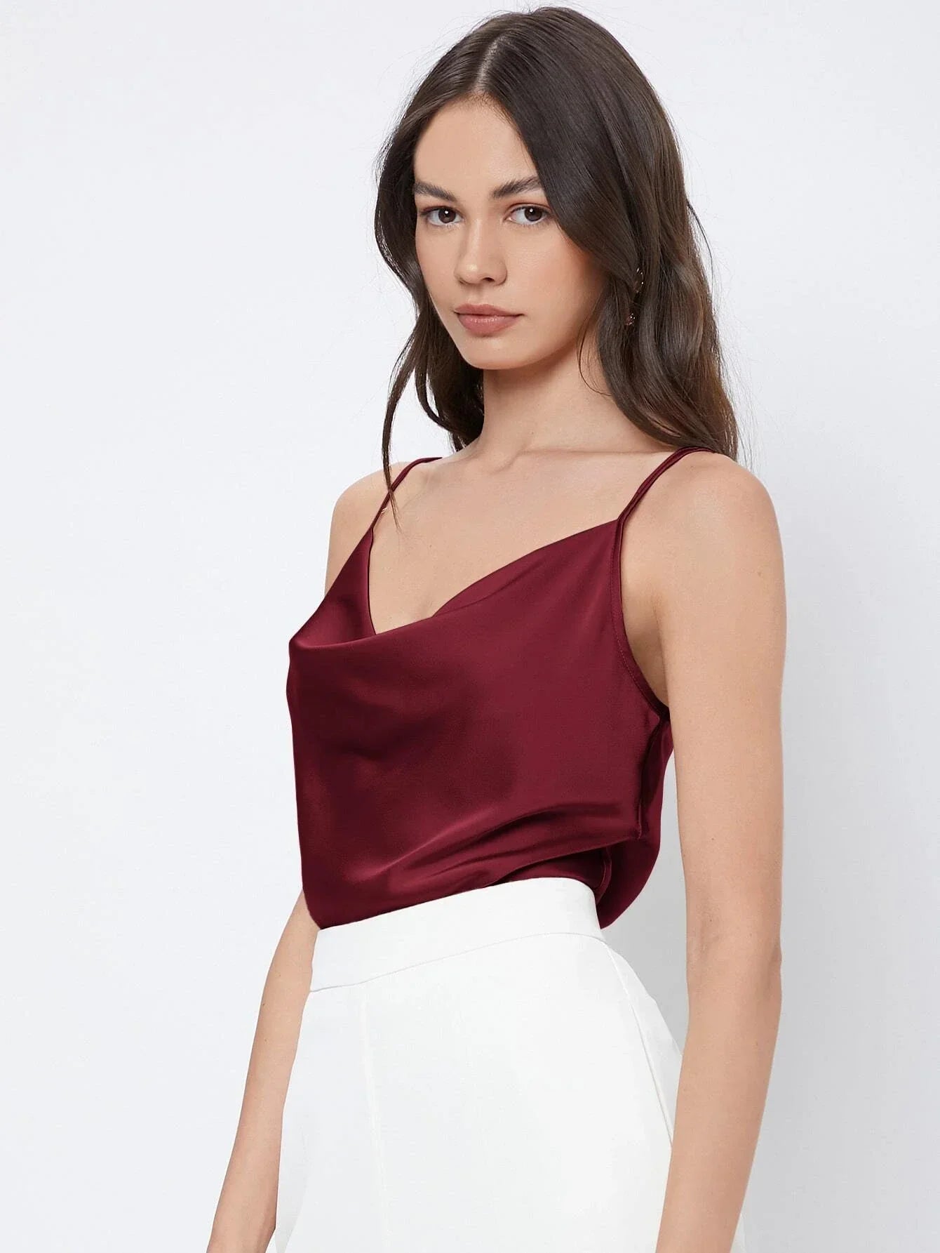 Buy Shein Bizwear Cowl Neck Cami Top in Pakistan