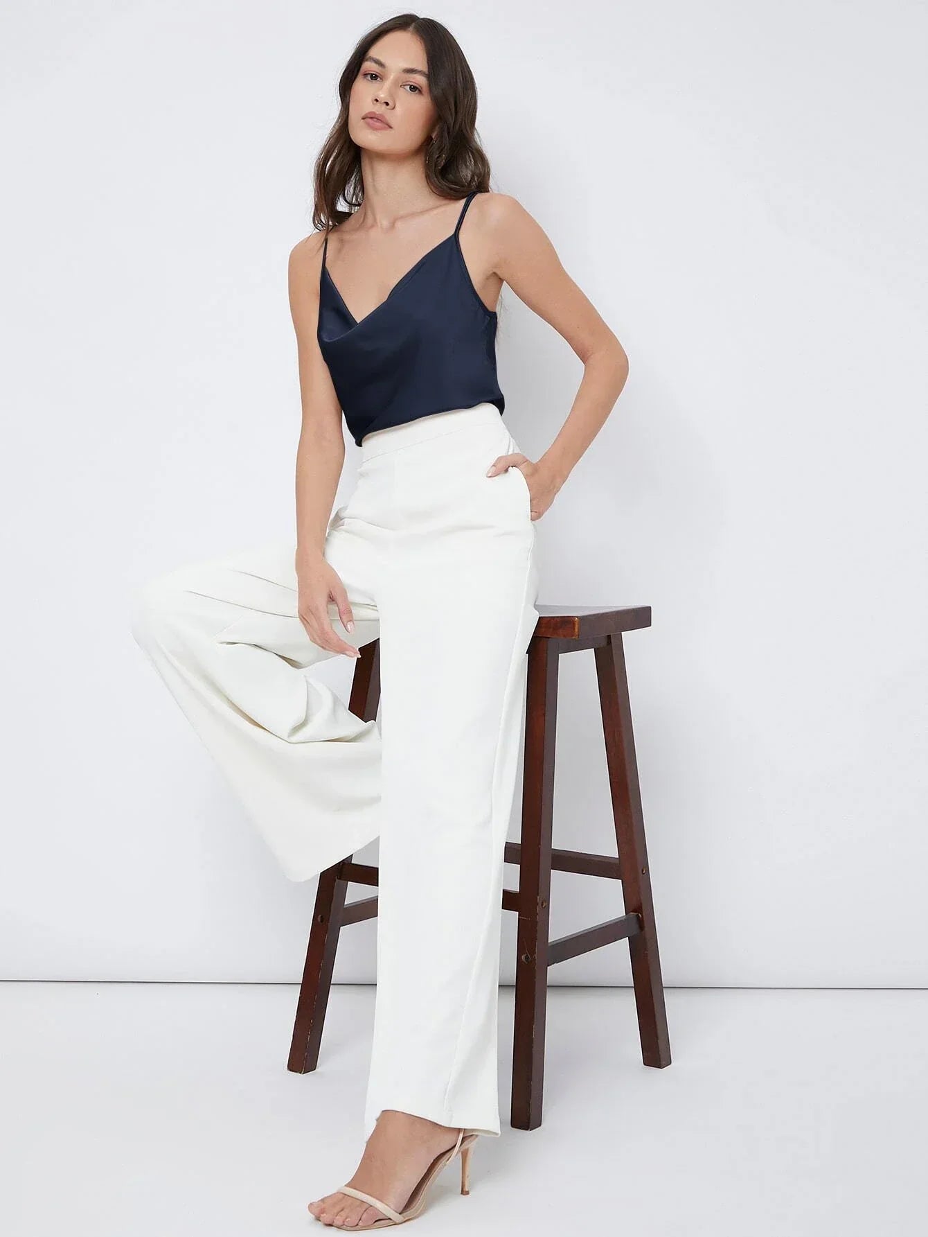 Buy Shein Bizwear Cowl Neck Cami Top in Pakistan