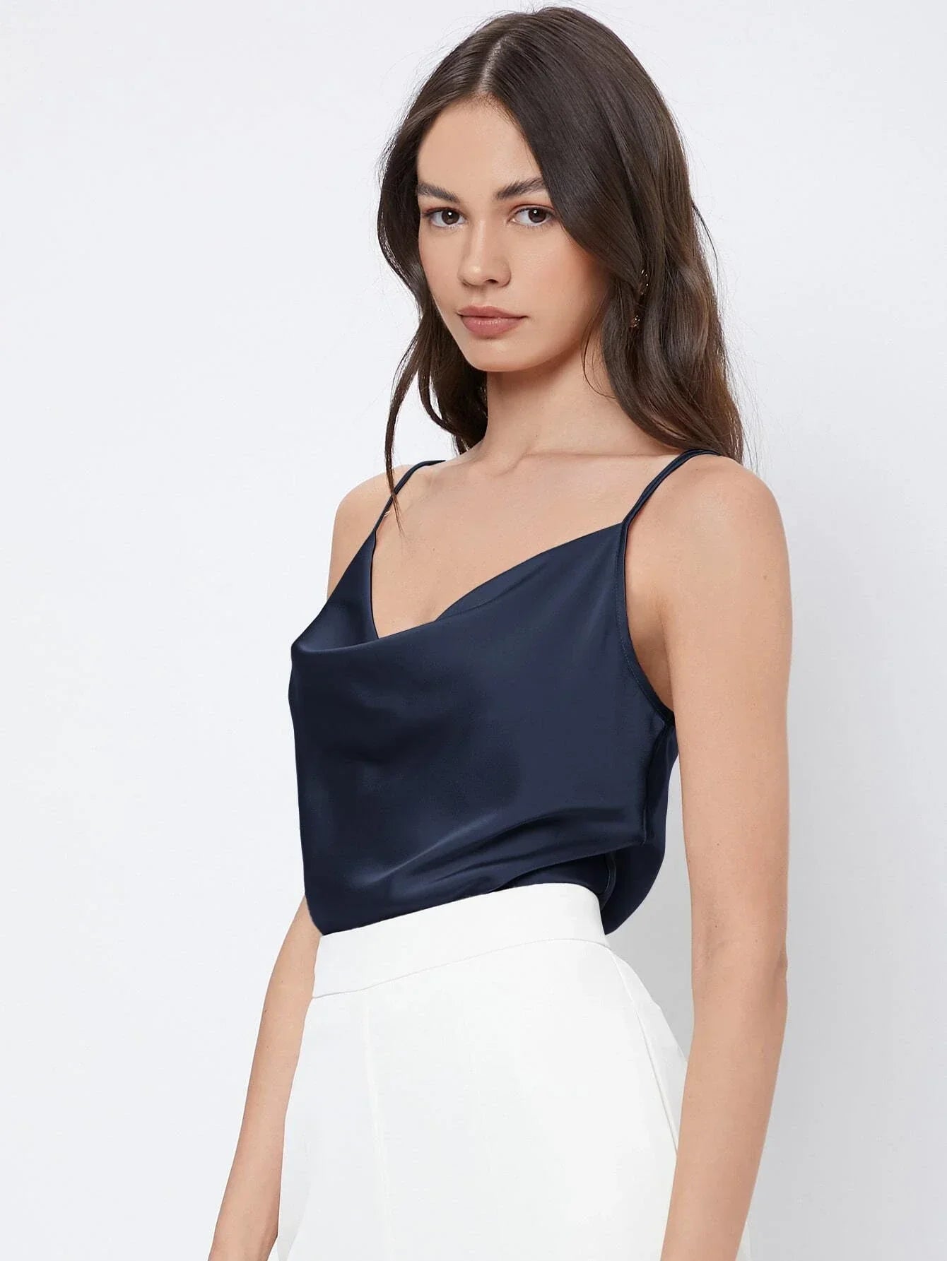 Buy Shein Bizwear Cowl Neck Cami Top in Pakistan