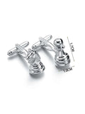 Buy SHEIN 2pcs Men Chess Shaped Cufflinks in Pakistan