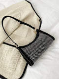 Buy Shein Allover Studded Decor Baguette Bag in Pakistan