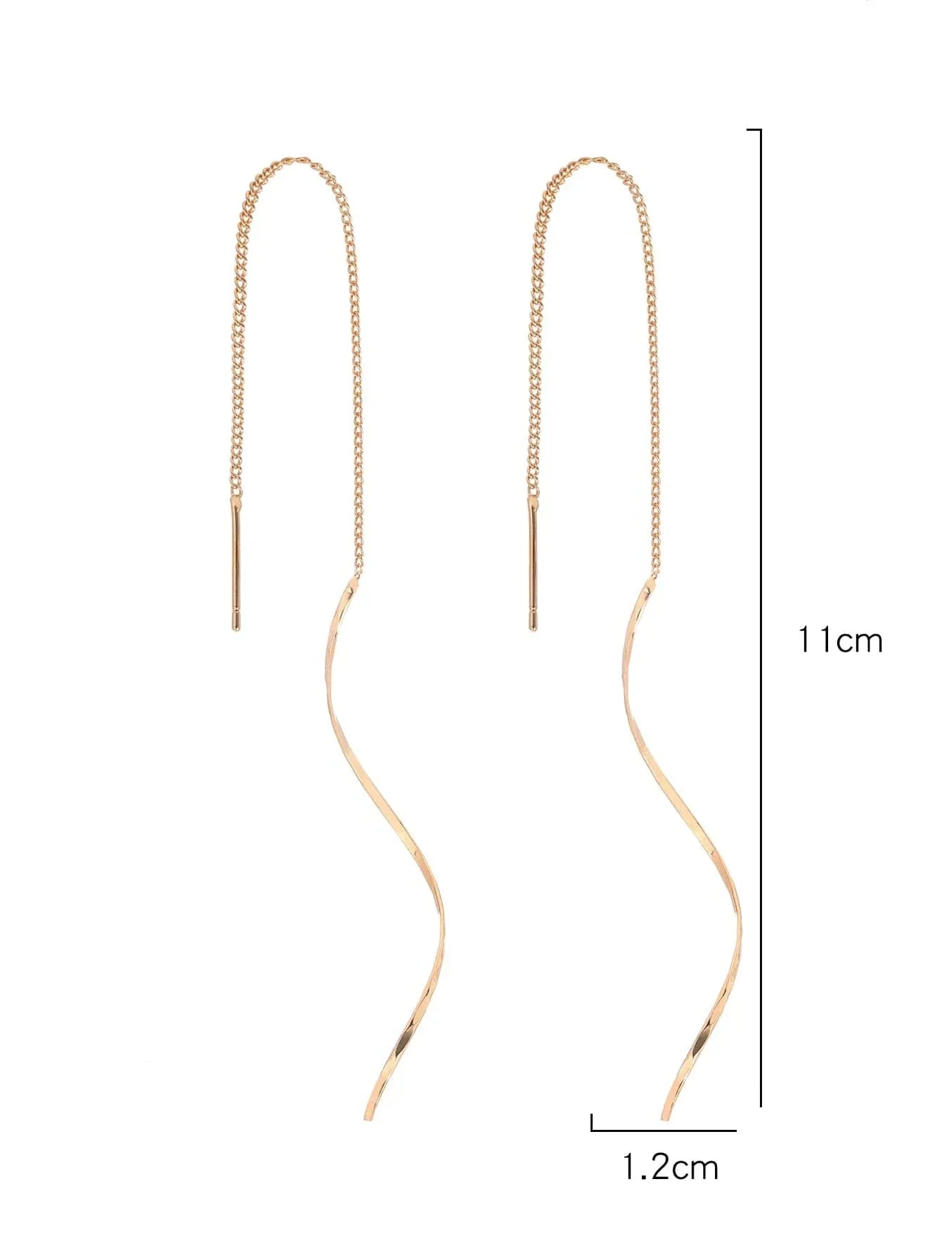 Buy Shein Spiral Drop Earrings in Pakistan