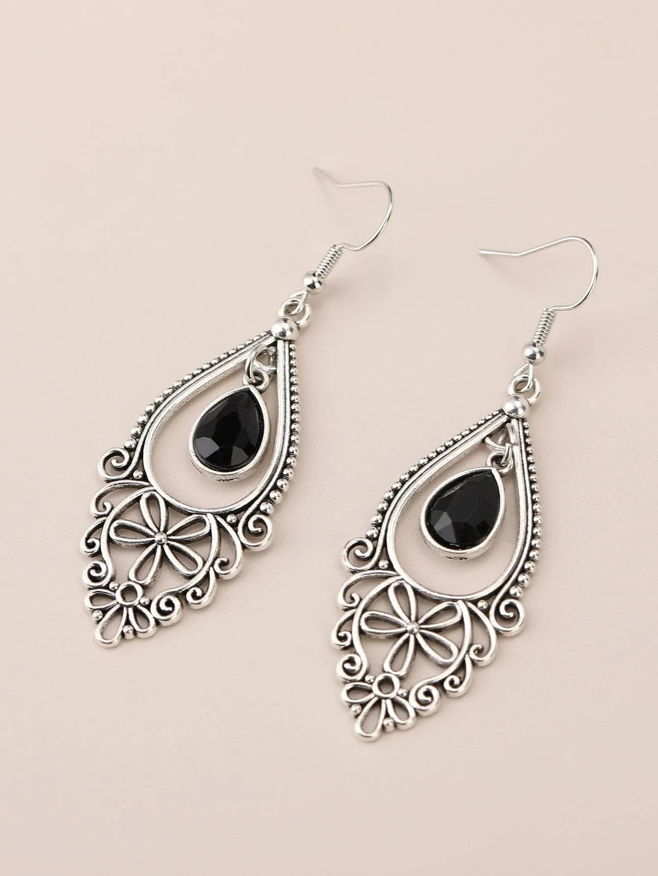 Buy Shein Emery Rose Hollow Out Water Drop Earrings in Pakistan