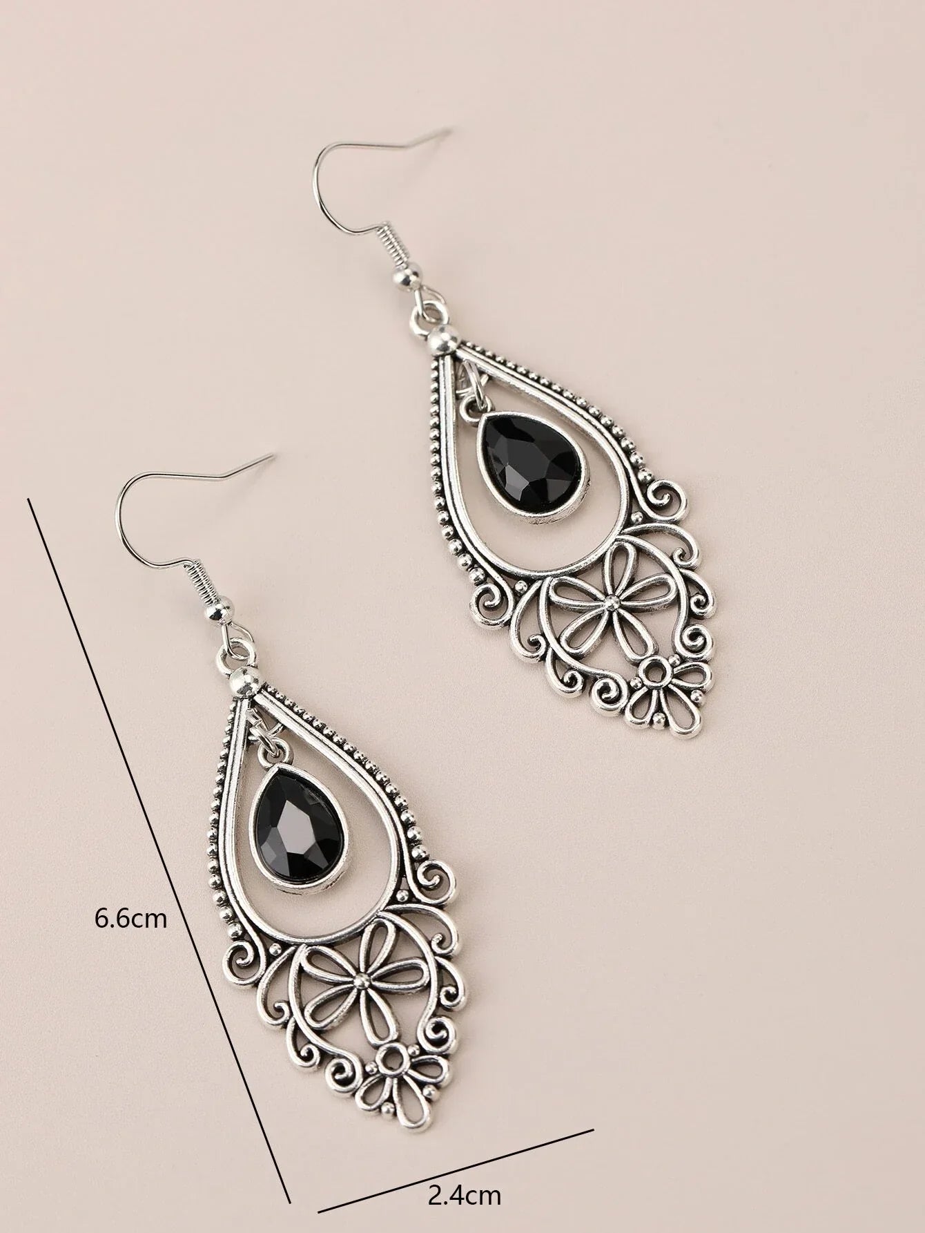 Buy Shein Emery Rose Hollow Out Water Drop Earrings in Pakistan