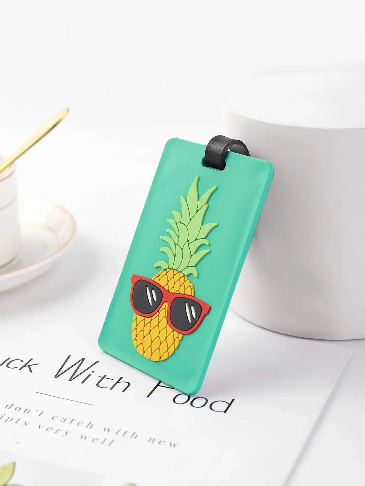 Buy Shein Cartoon Pineapple Graphic Luggage Tag in Pakistan