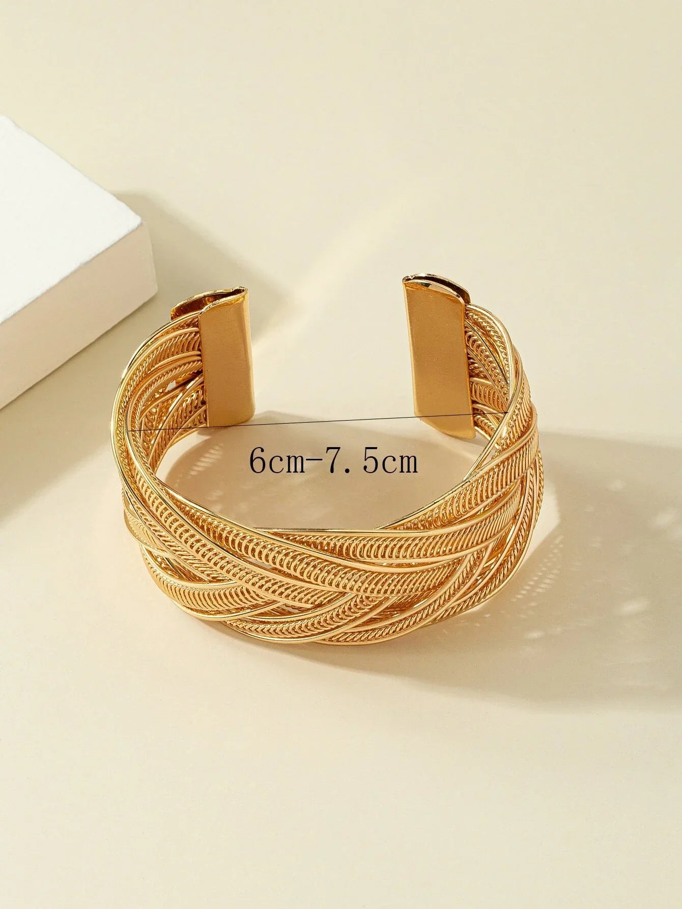 Buy Shein Twist Decor Cuff Bangle in Pakistan