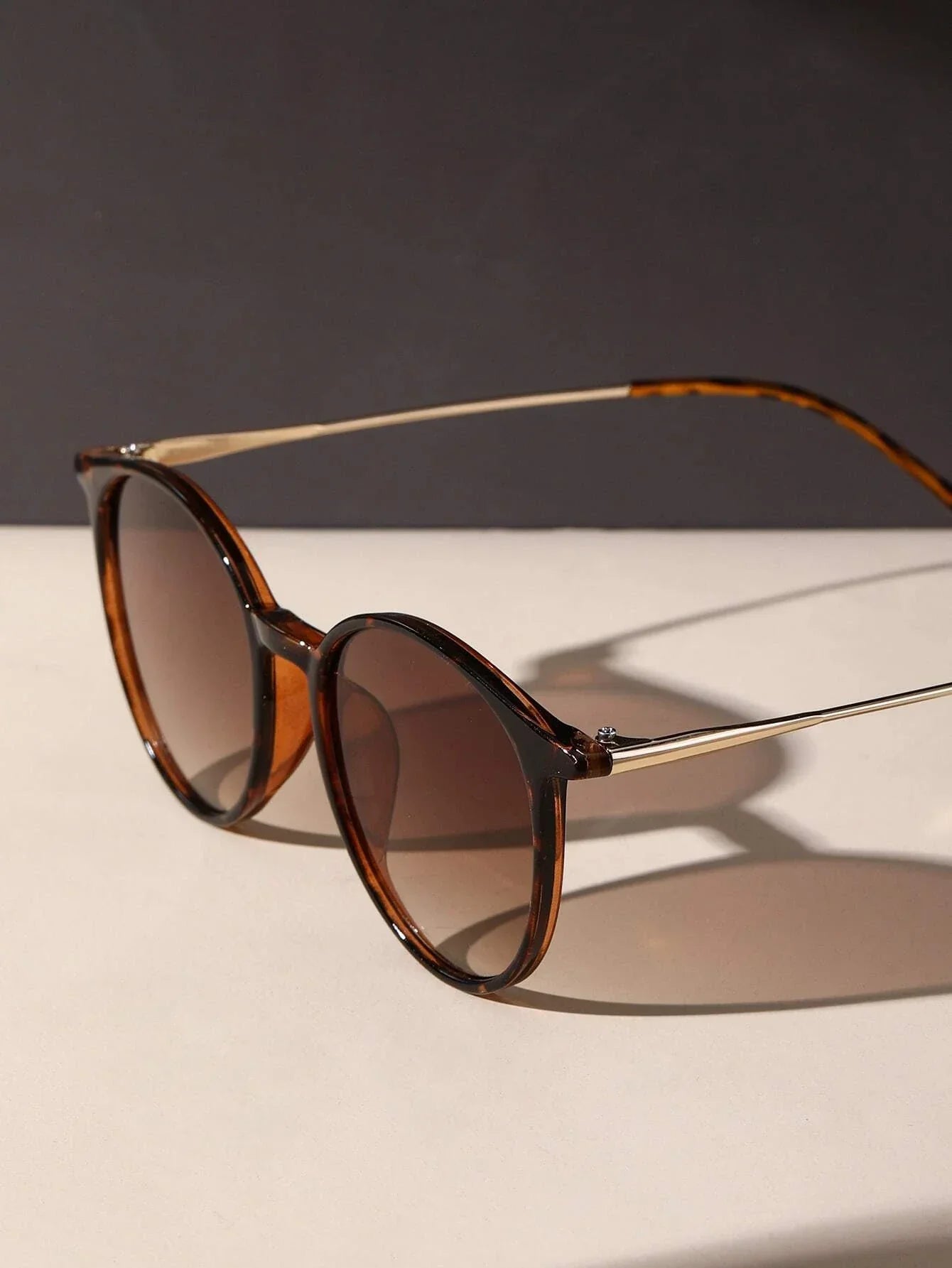 Buy Shein Leopard Tinted Lens Fashion Glasses in Pakistan