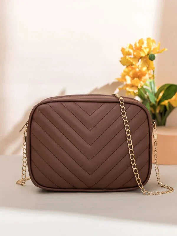 Buy Chevron Charm Crossbody Bag in Pakistan