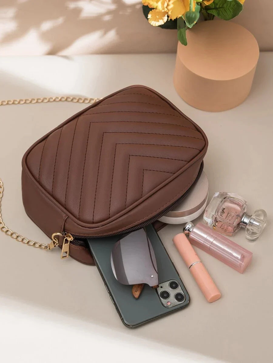 Buy Chevron Charm Crossbody Bag in Pakistan