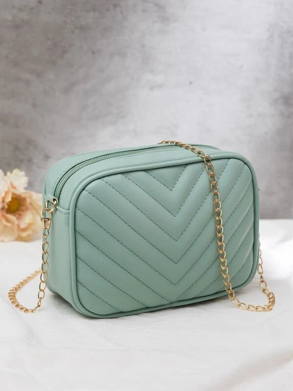 Buy Chevron Charm Crossbody Bag in Pakistan