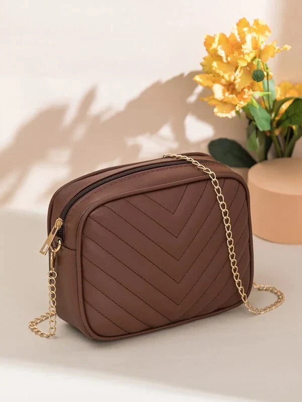 Buy Chevron Charm Crossbody Bag in Pakistan