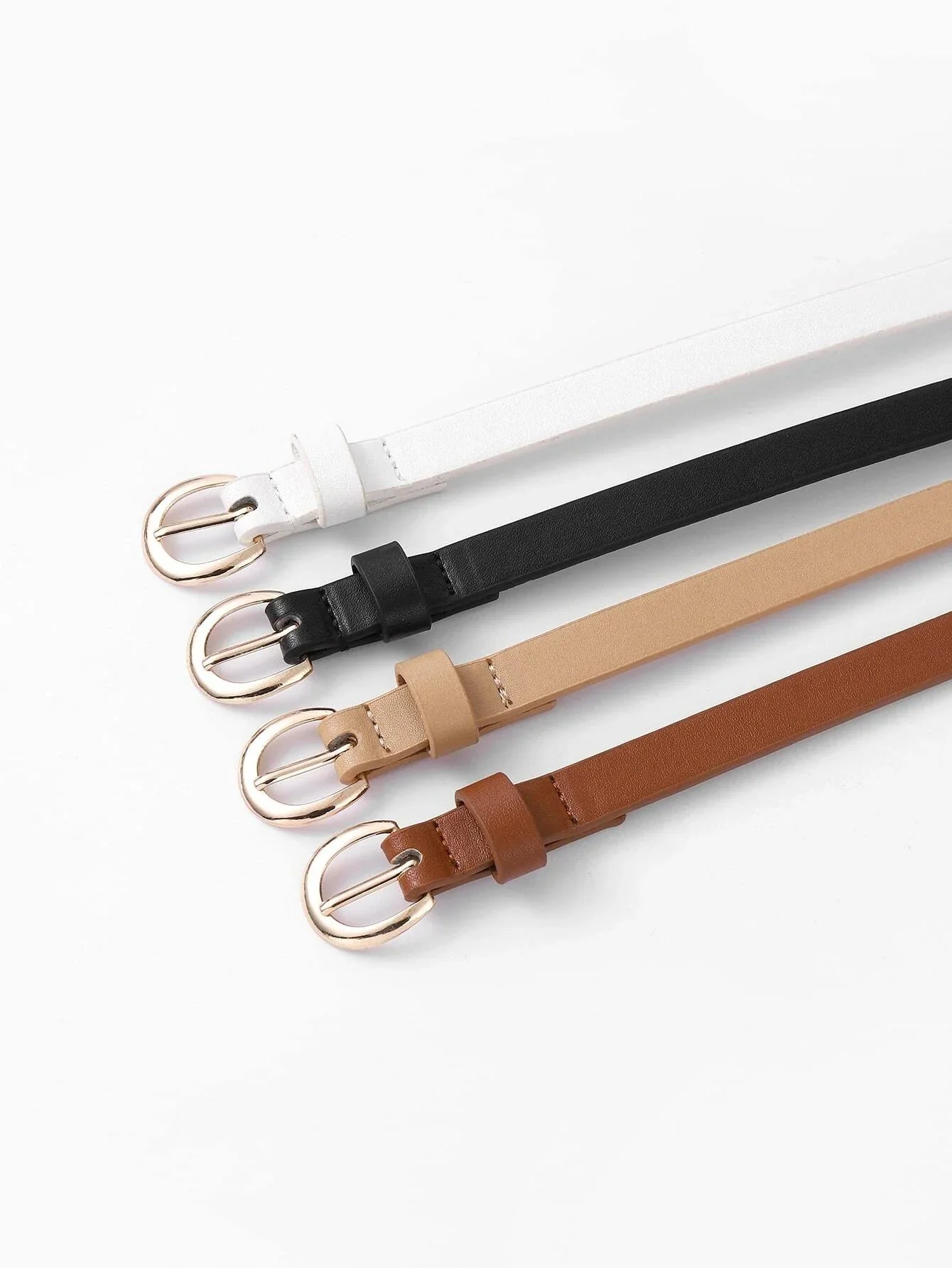 Buy Shein 4pcs Metal Buckle Belt With Hole Punch in Pakistan