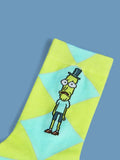 Buy Shein Rick And Morty Cartoon Print Crew Socks in Pakistan