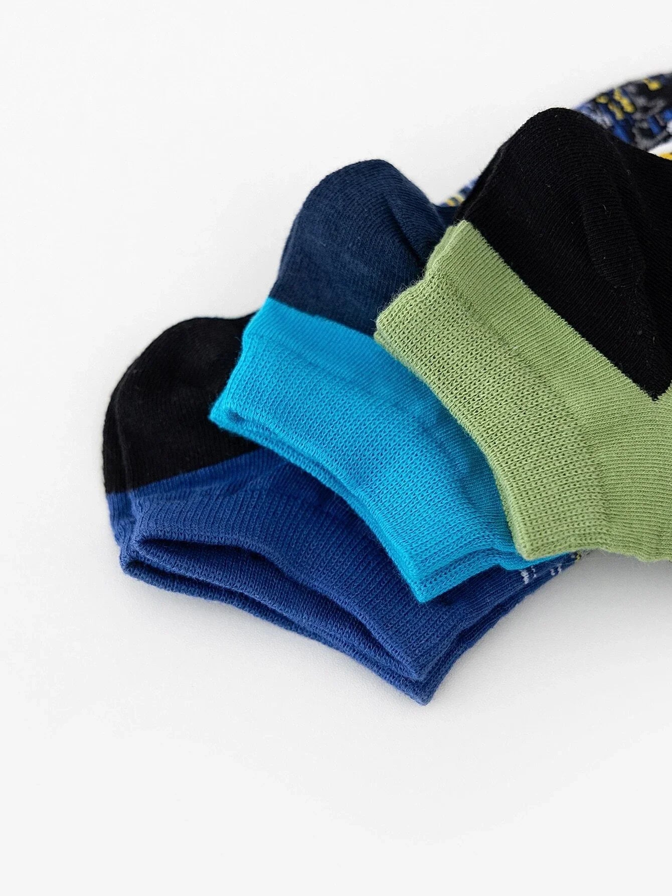 Buy Shein 3pairs Galaxy & Figure Graphic Ankle Socks in Pakistan