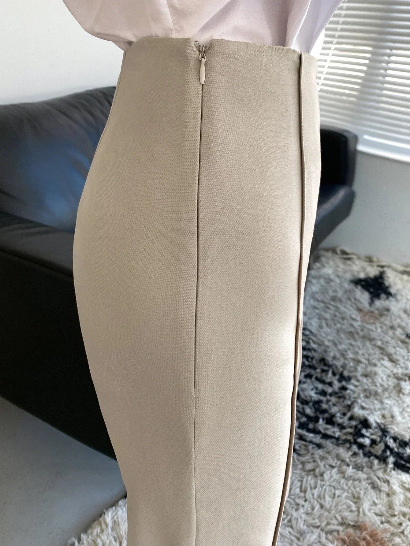Buy Shein Dazy High Waist Seam Front Pants in Pakistan