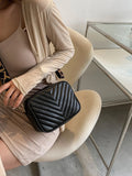 Buy Shein Mini Chevron Detail Square Bag in Pakistan