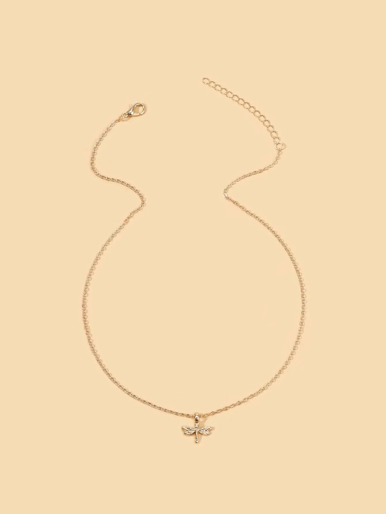Buy Shein Dragonfly Pendant Necklace in Pakistan