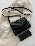 Buy Shein Mini Chevron Quilted Flap Square Bag in Pakistan