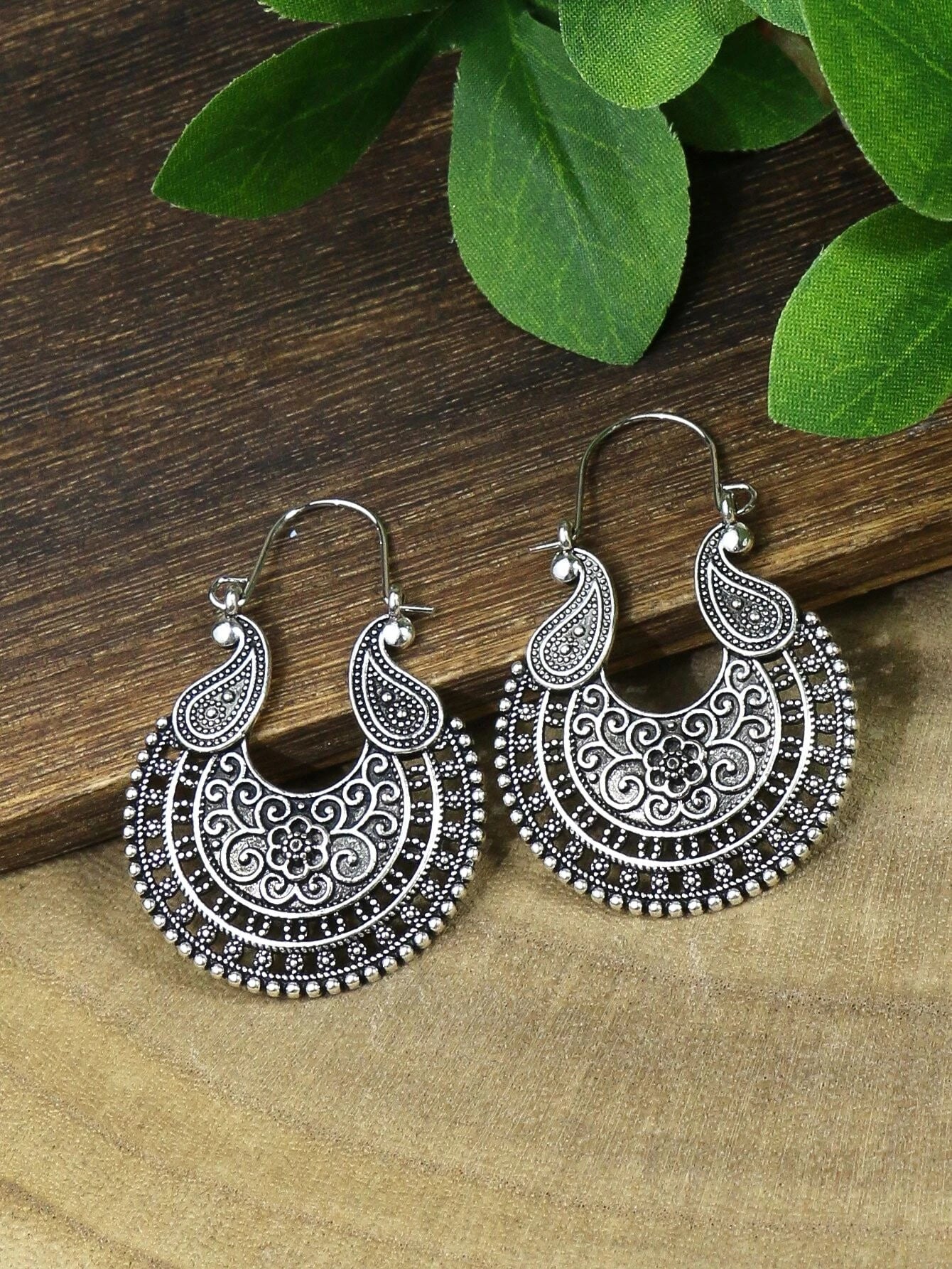 Buy SHEIN EMERY ROSE 6pairs Hollow Out Hoop Earrings in Pakistan