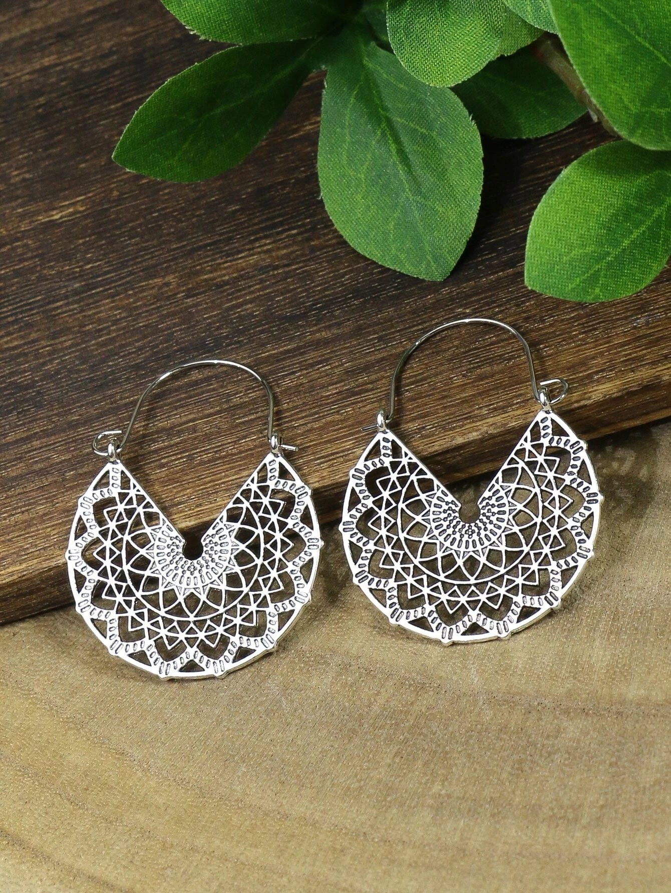 Buy SHEIN EMERY ROSE 6pairs Hollow Out Hoop Earrings in Pakistan