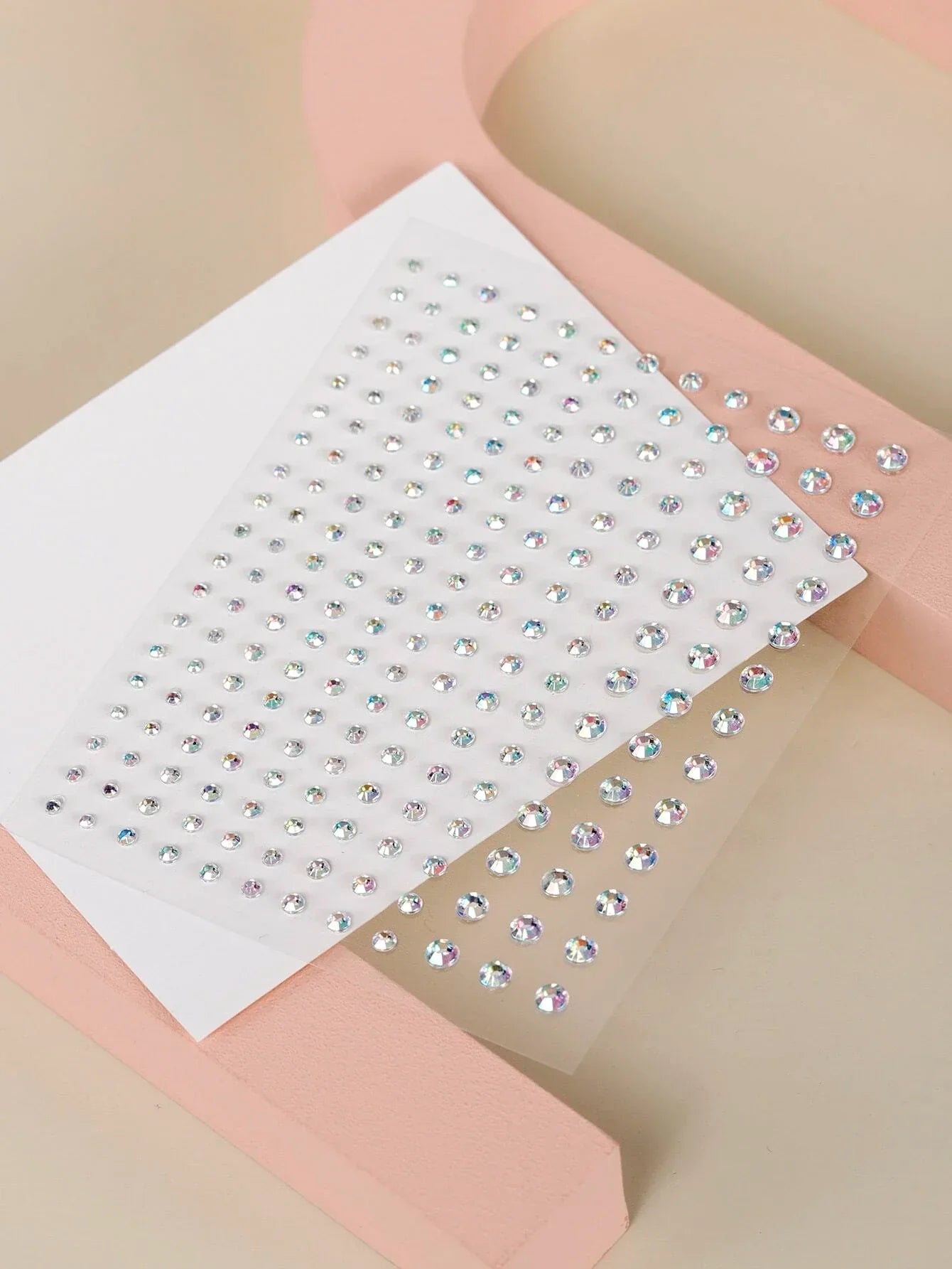 Buy SHEIN 2sheets Rhinestone Face Tattoo Sticker in Pakistan