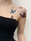 Buy SHEIN 1sheet Butterfly Pattern Tattoo Sticker in Pakistan