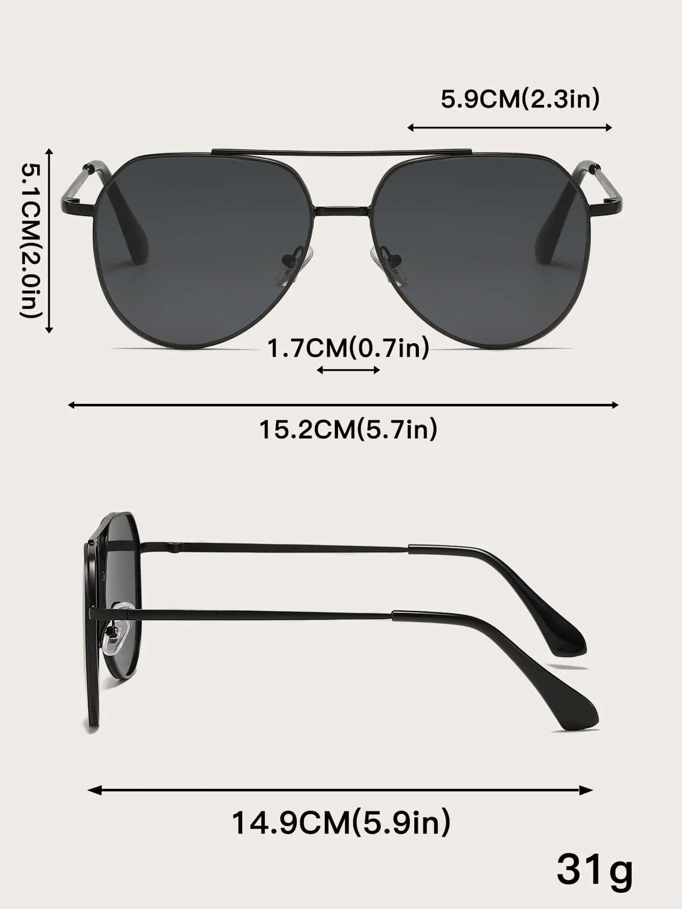 Buy SHEIN Top Bar Fashion Glasses in Pakistan