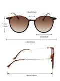 Buy Shein Leopard Tinted Lens Fashion Glasses in Pakistan