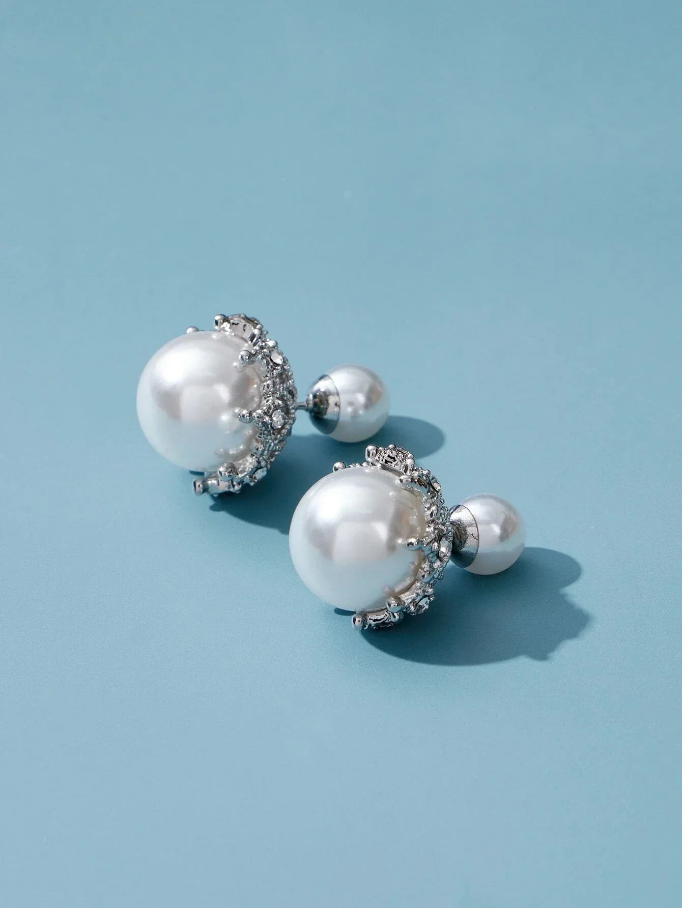 Buy Shein Faux Pearl Decor Earring Jackets in Pakistan