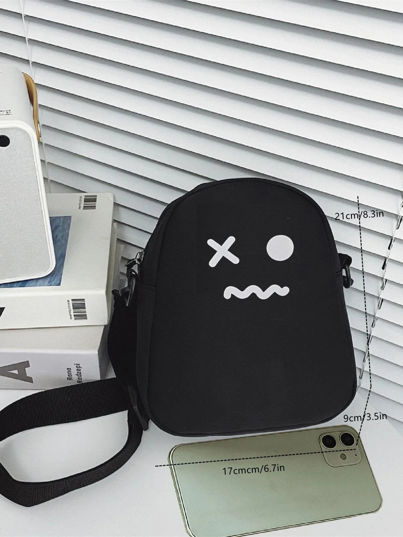 Buy Shein Mini Cartoon Graphic Crossbody Bag in Pakistan
