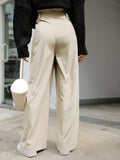 Buy Shein Dazy High Waist Fold Pleated Pants in Pakistan