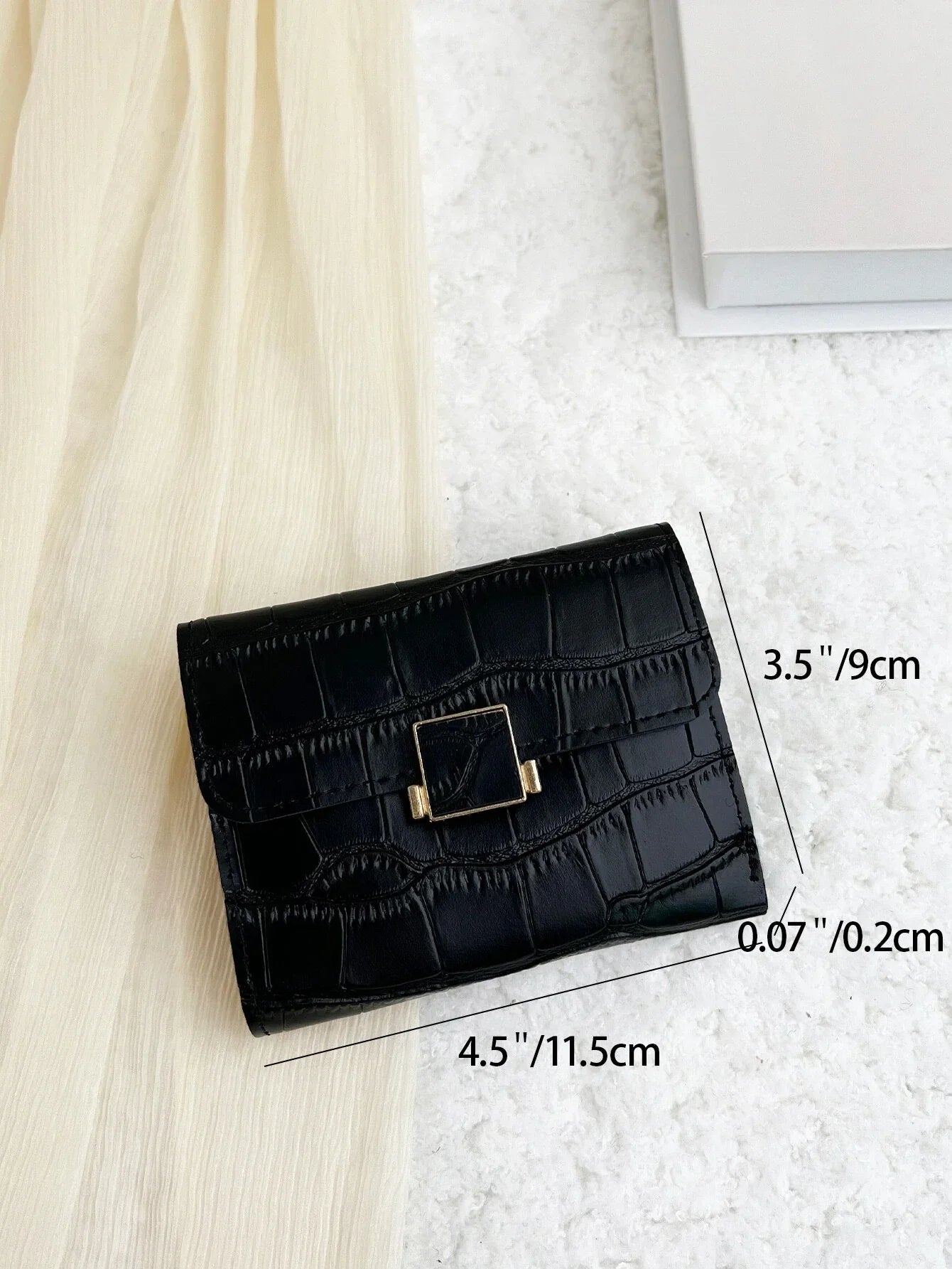 Buy Shein Crocodile Embossed Small Wallet in Pakistan